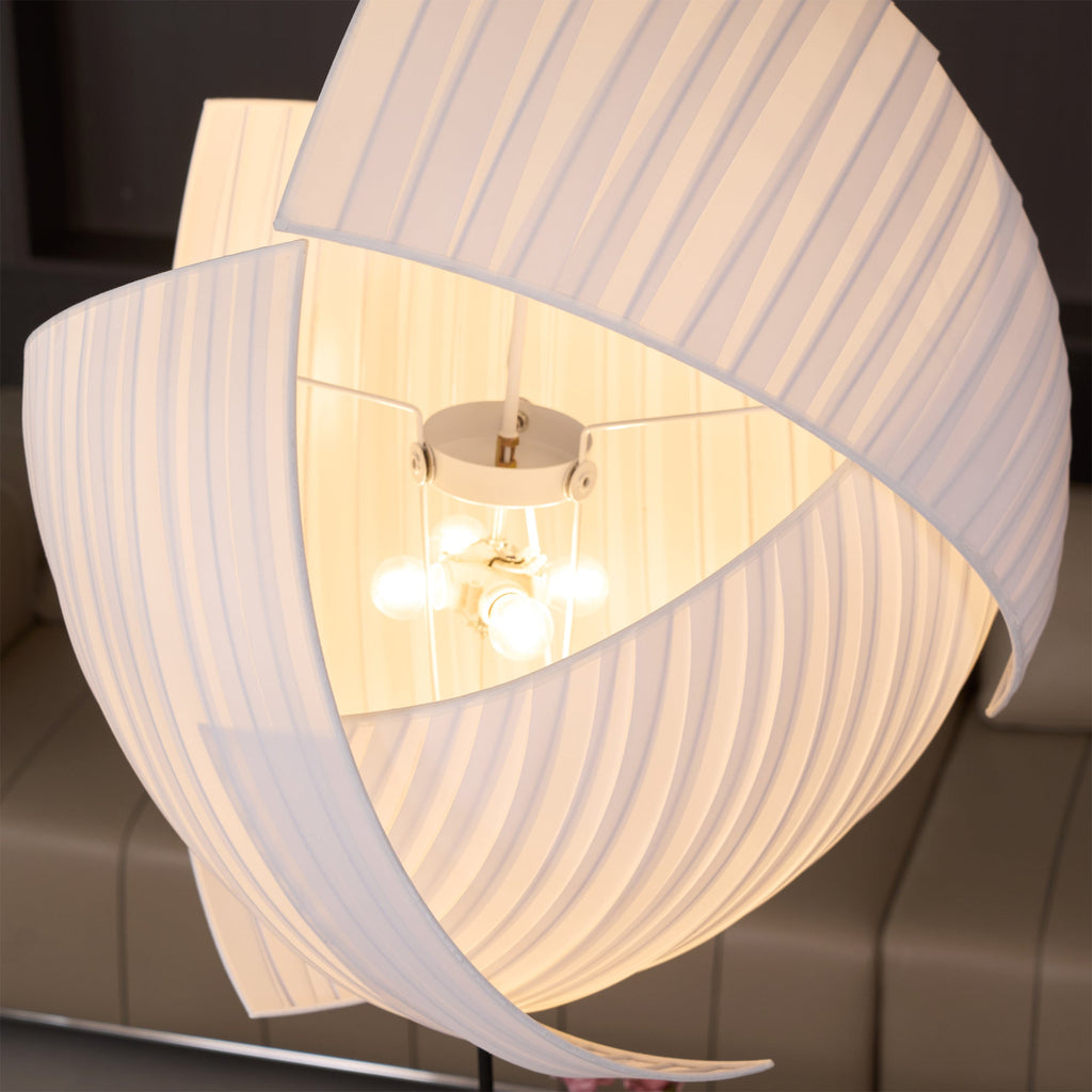 CHARLESTON SILK DRAPE PENDANT LIGHT