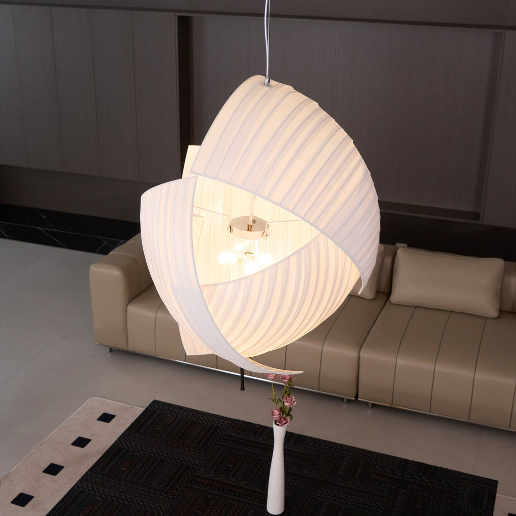 CHARLESTON SILK DRAPE PENDANT LIGHT