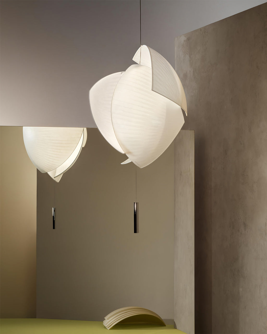 CHARLESTON SILK DRAPE PENDANT LIGHT