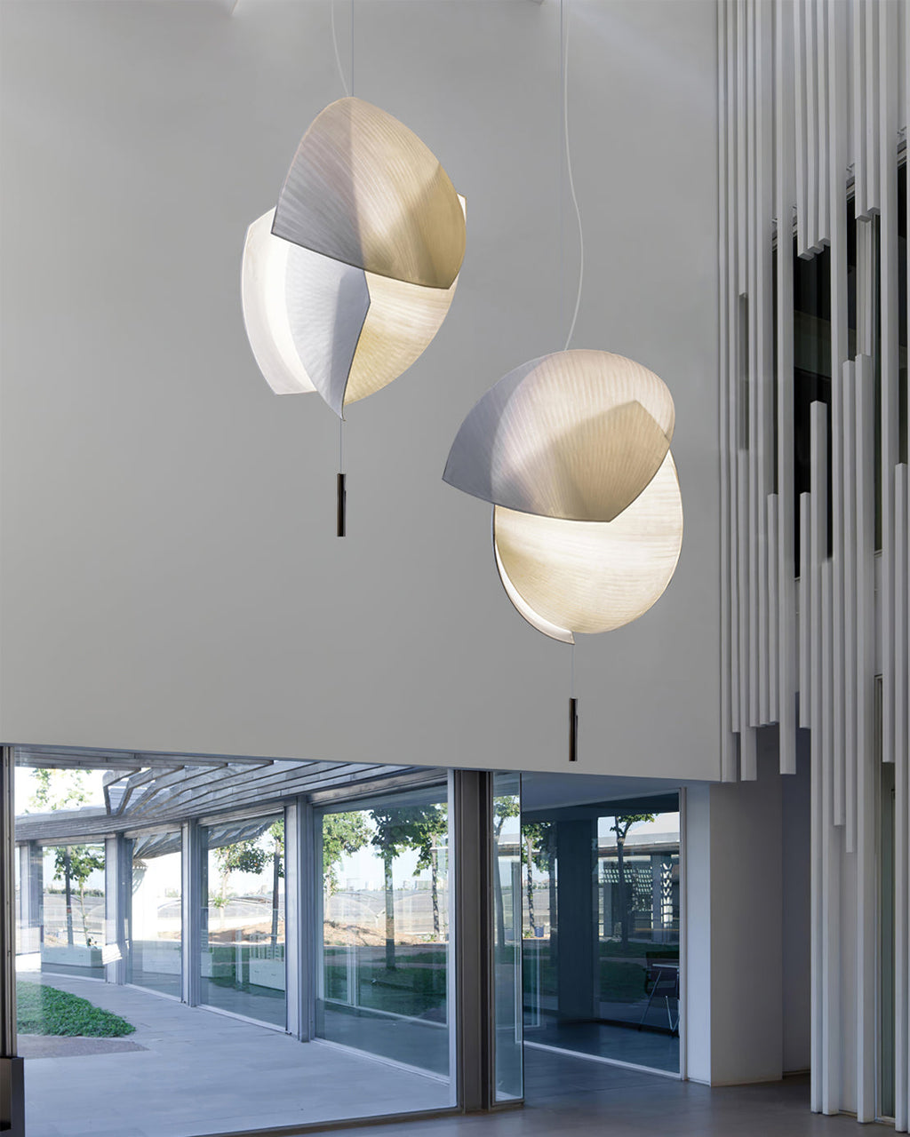 CHARLESTON SILK DRAPE PENDANT LIGHT