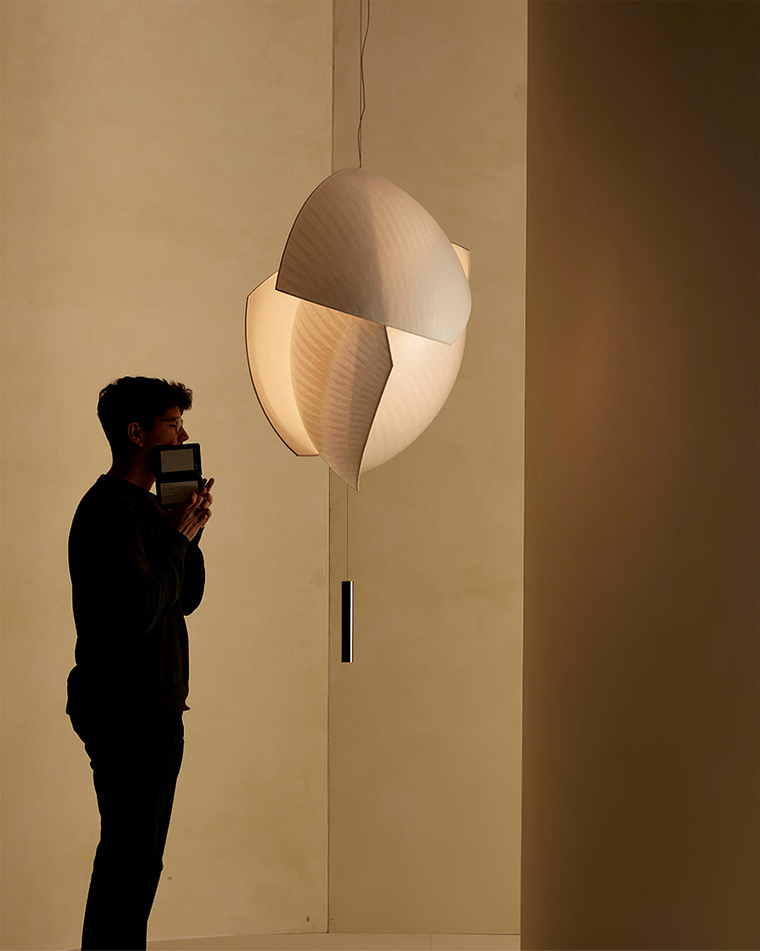 CHARLESTON SILK DRAPE PENDANT LIGHT