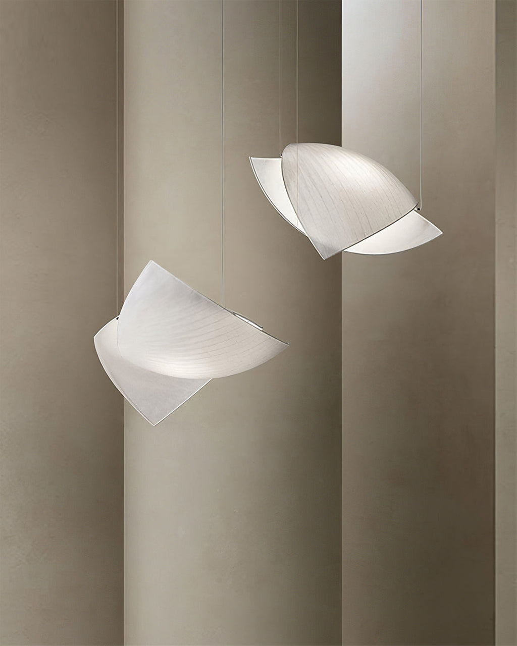 CHARLESTON SILK DRAPE PENDANT LIGHT