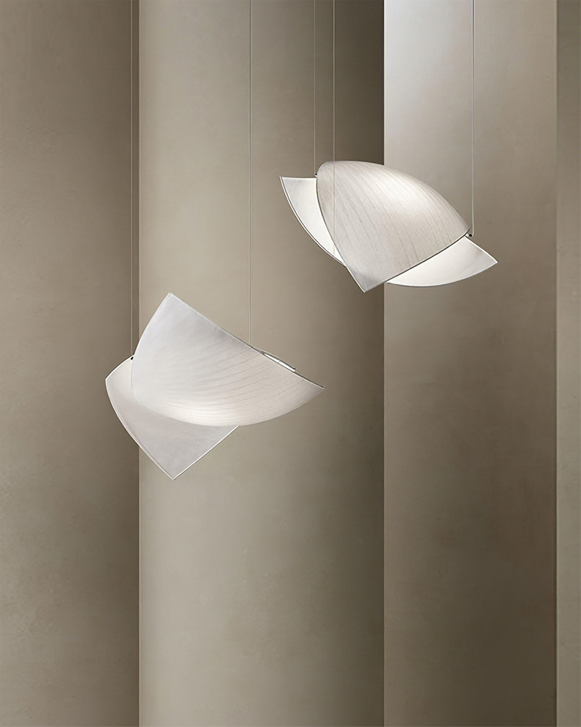 CHARLESTON SILK DRAPE PENDANT LIGHT