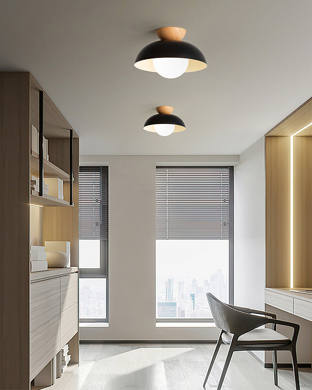 RAVENHALL WOVEN CANOPY CEILING LIGHT