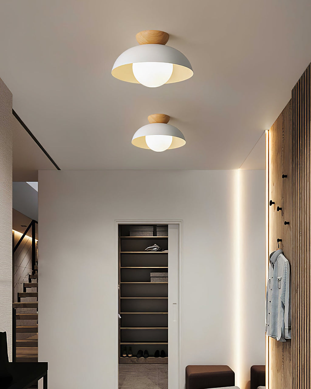 RAVENHALL WOVEN CANOPY CEILING LIGHT
