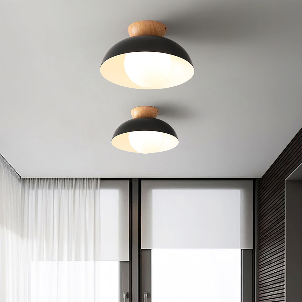 RAVENHALL WOVEN CANOPY CEILING LIGHT