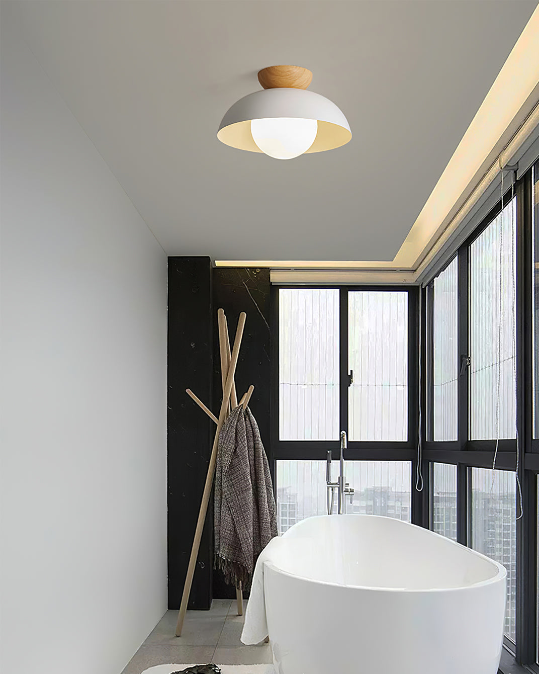 RAVENHALL WOVEN CANOPY CEILING LIGHT