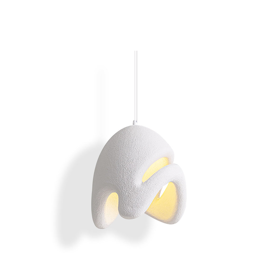 HALCYON RESIN GLOBE HANGING LAMP
