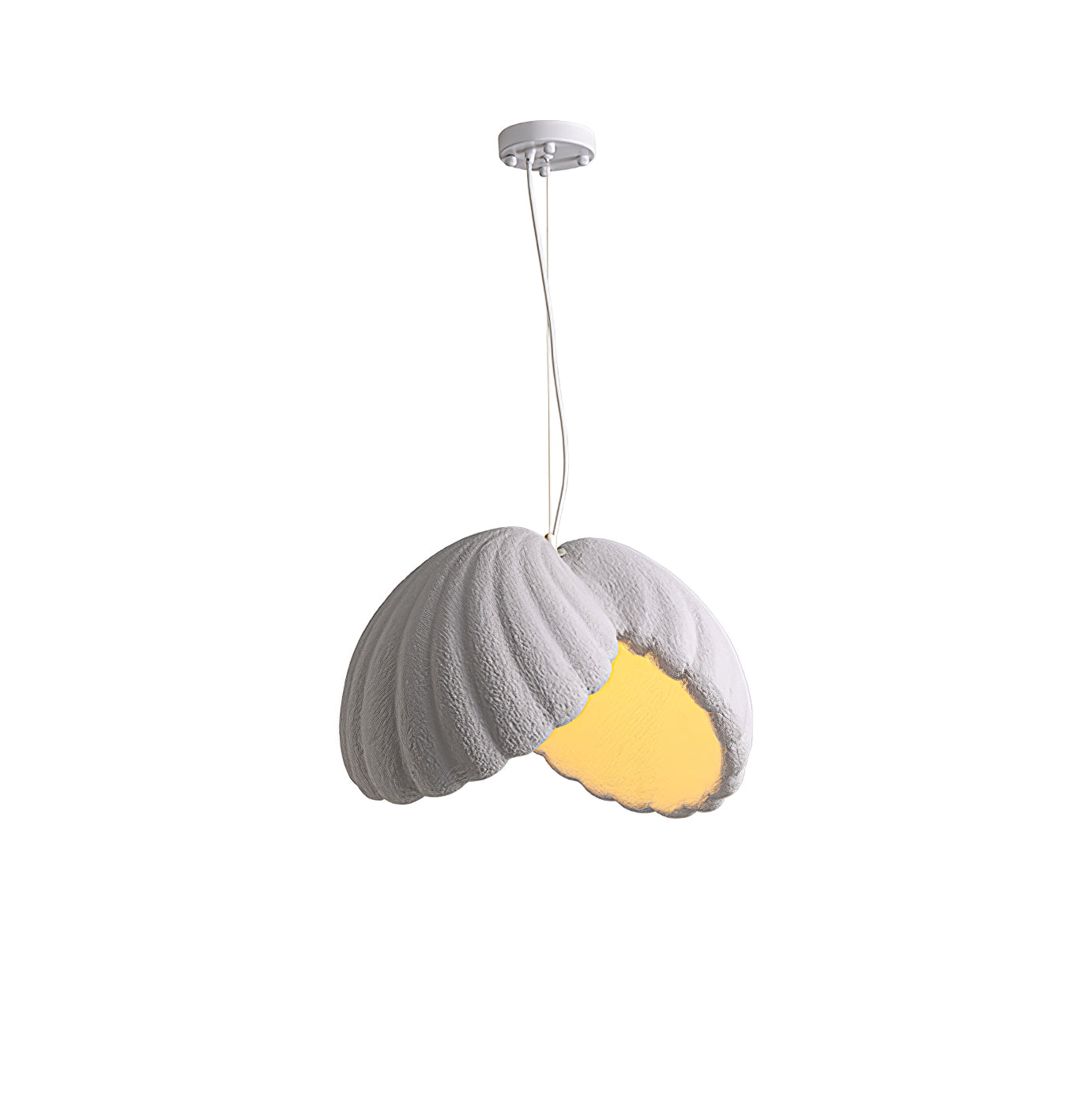 HALCYON RESIN GLOBE HANGING LAMP