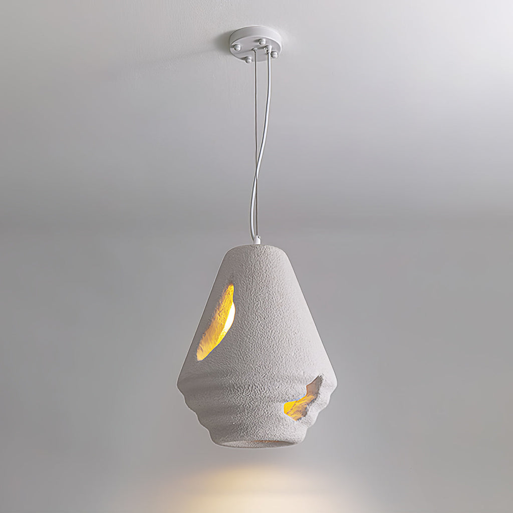 HALCYON RESIN GLOBE HANGING LAMP