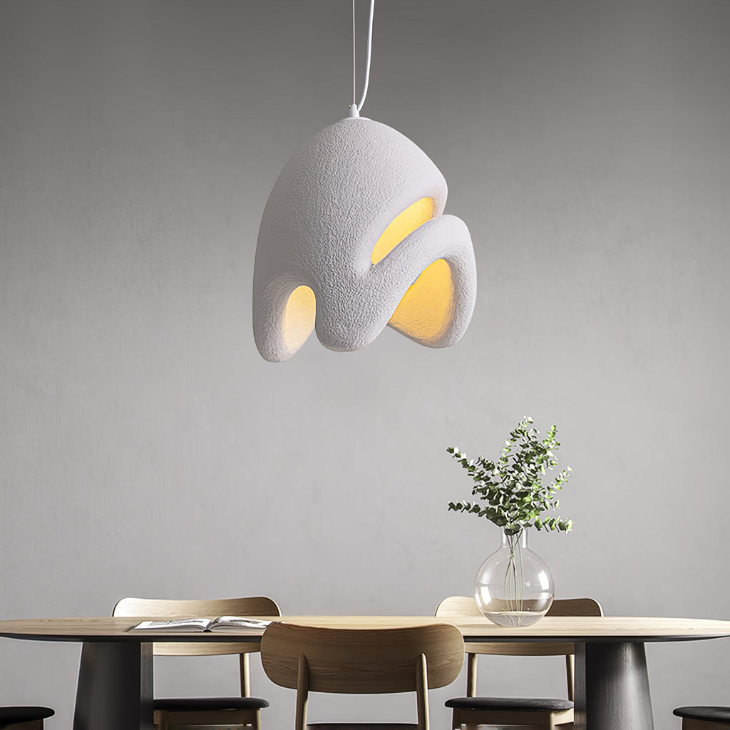 HALCYON RESIN GLOBE HANGING LAMP