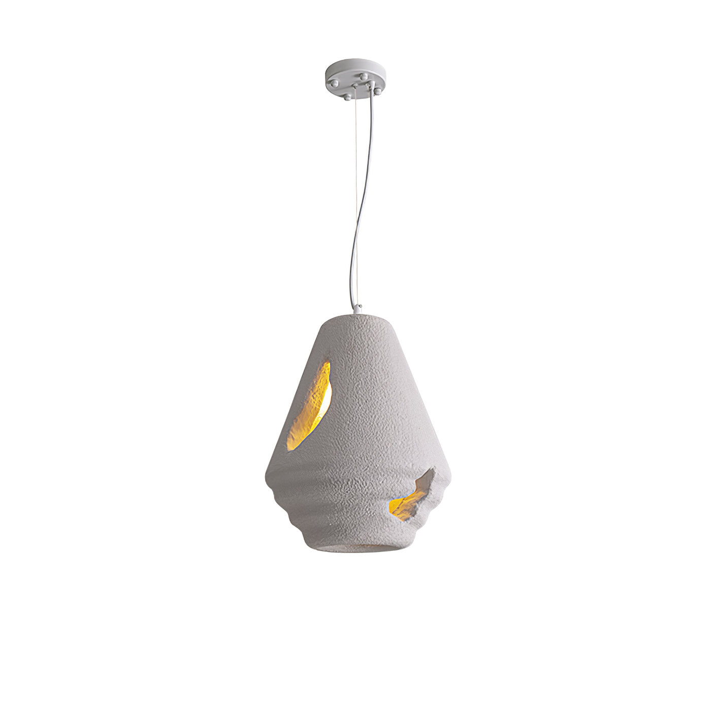 HALCYON RESIN GLOBE HANGING LAMP
