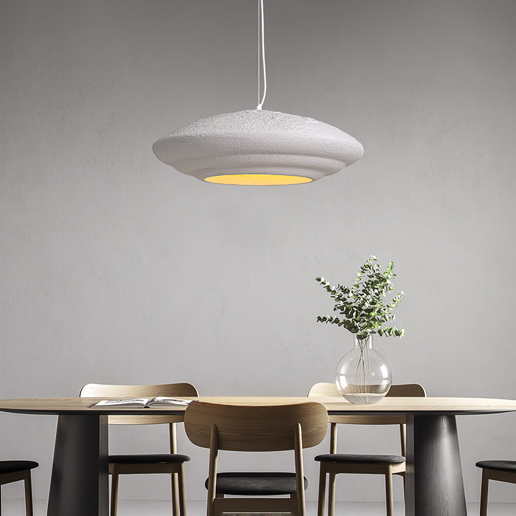HALCYON RESIN GLOBE HANGING LAMP