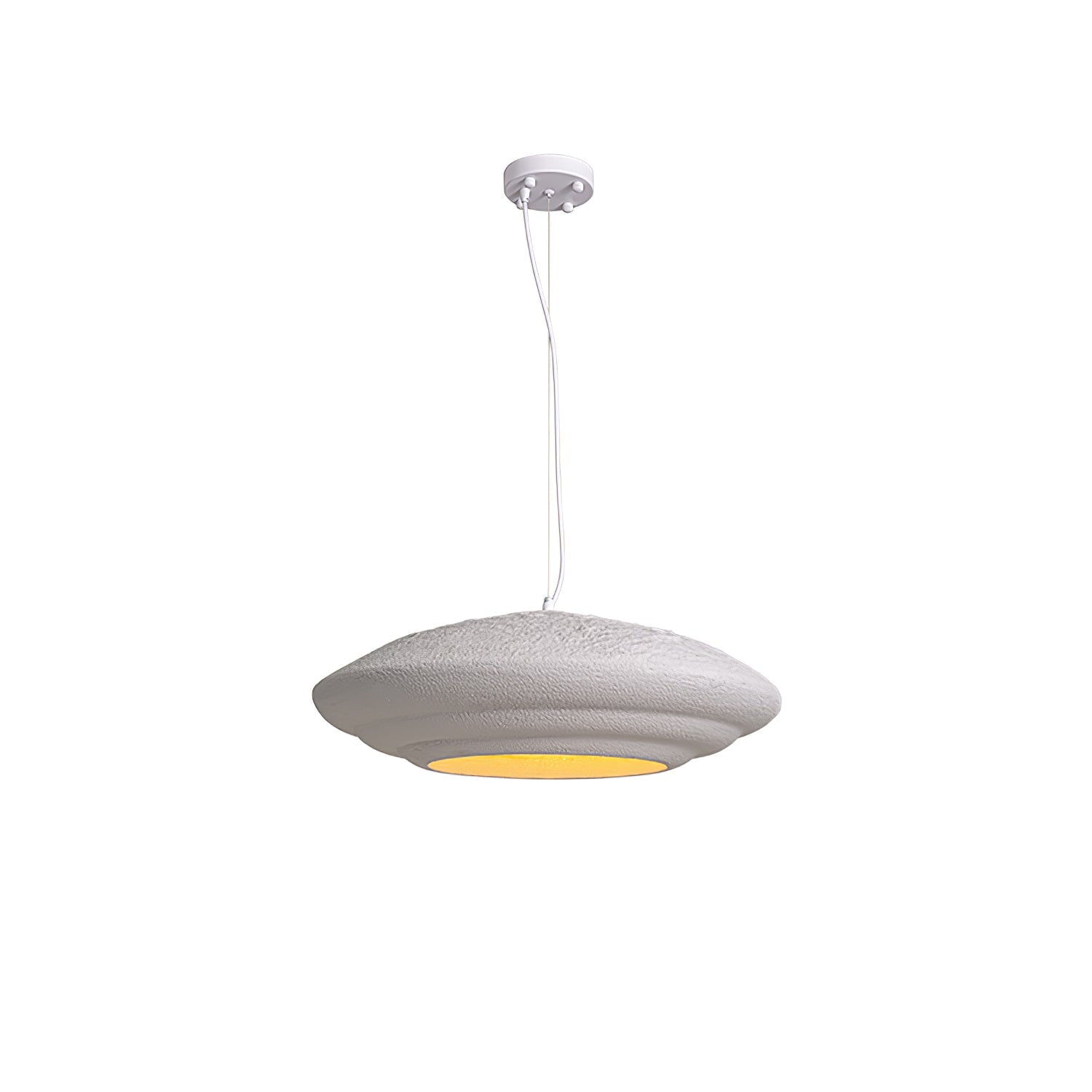 HALCYON RESIN GLOBE HANGING LAMP
