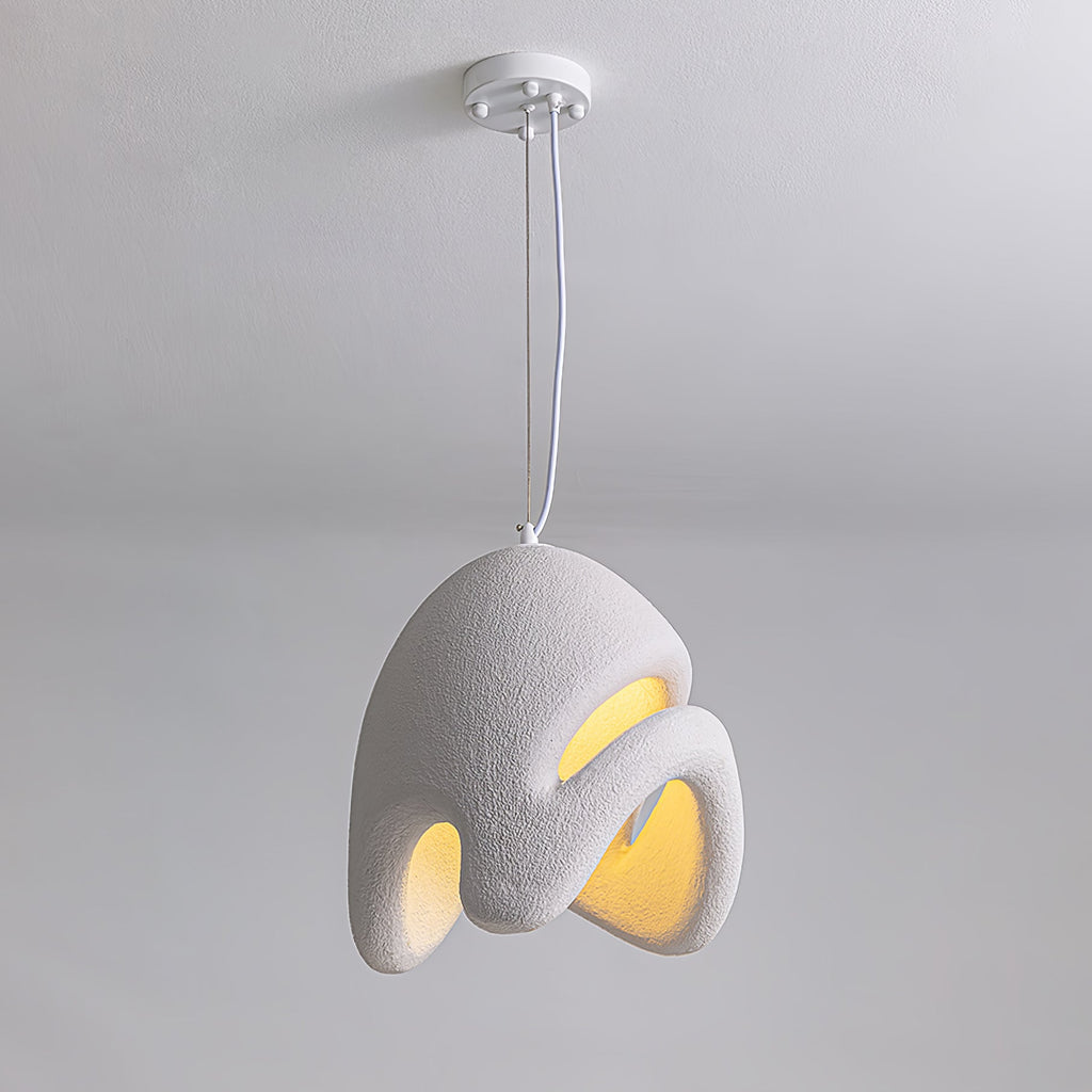 HALCYON RESIN GLOBE HANGING LAMP