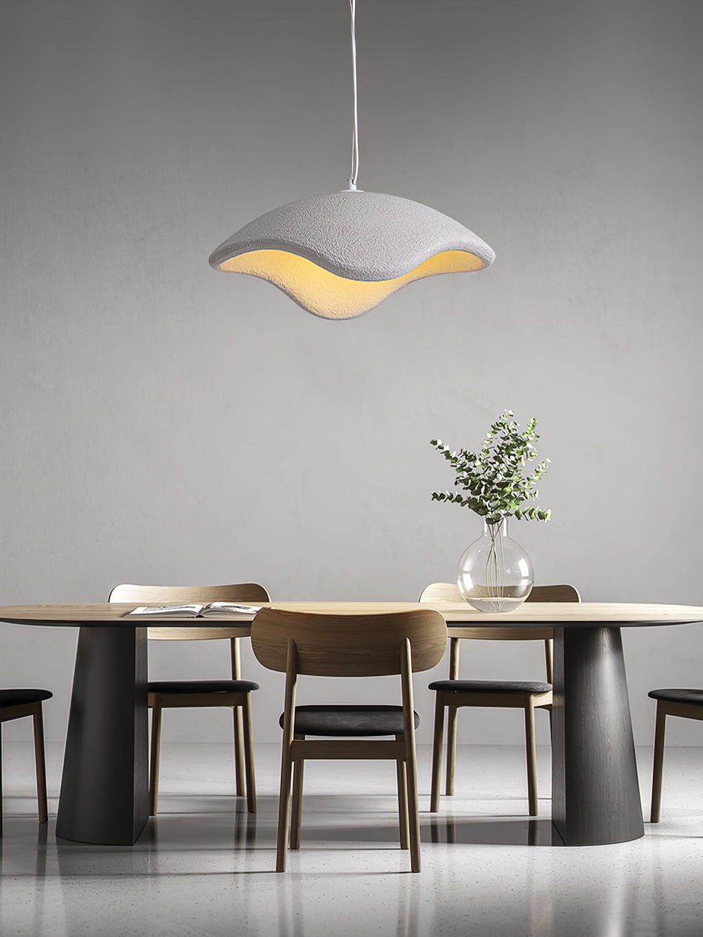 HALCYON RESIN GLOBE HANGING LAMP