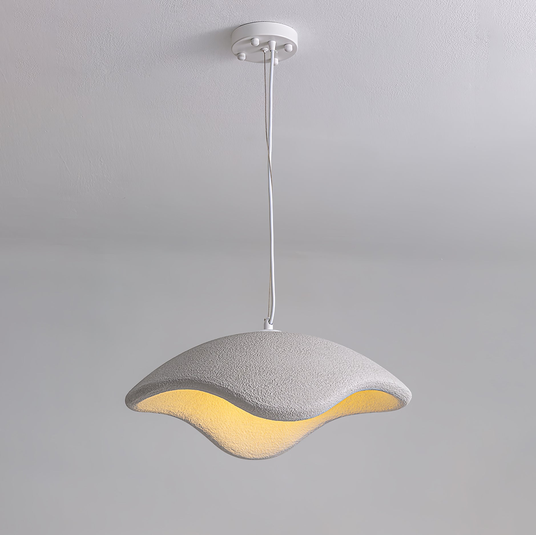 HALCYON RESIN GLOBE HANGING LAMP
