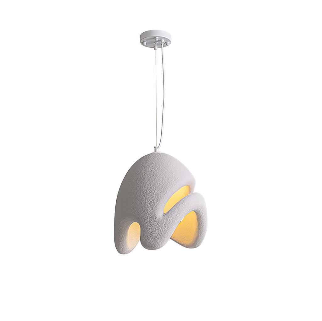 HALCYON RESIN GLOBE HANGING LAMP