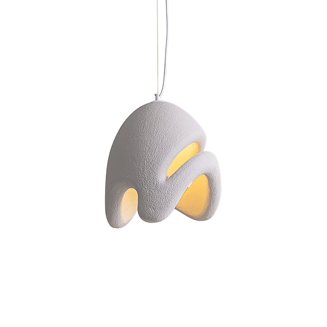 HALCYON RESIN GLOBE HANGING LAMP