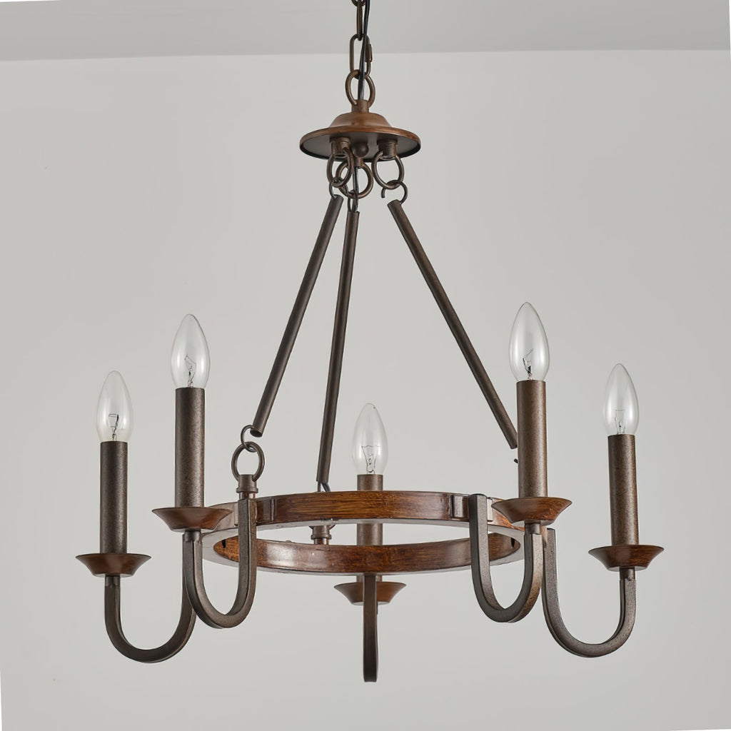 RAVENSCROFT RUSTIC WHEEL LIGHTING