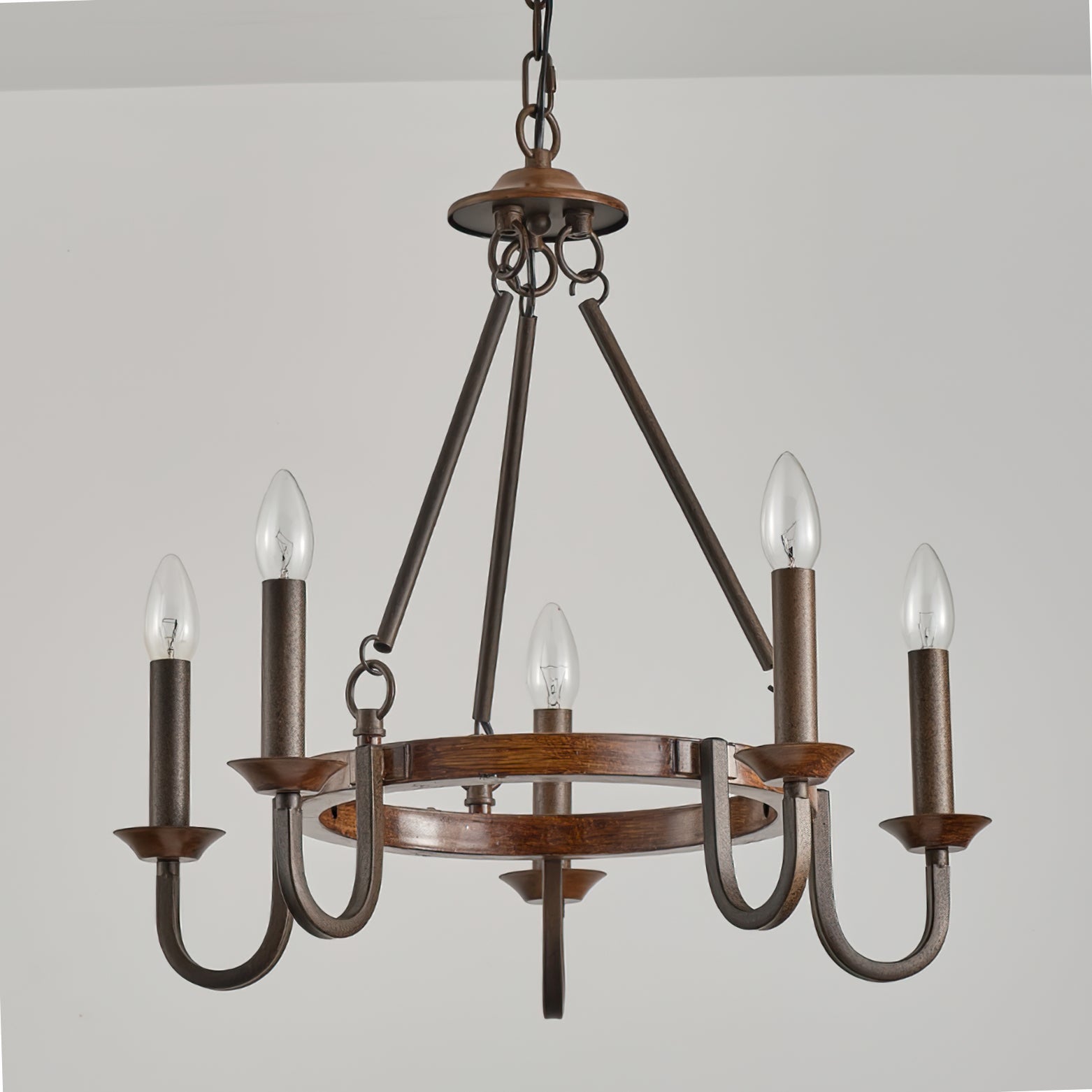 RAVENSCROFT RUSTIC WHEEL LIGHTING