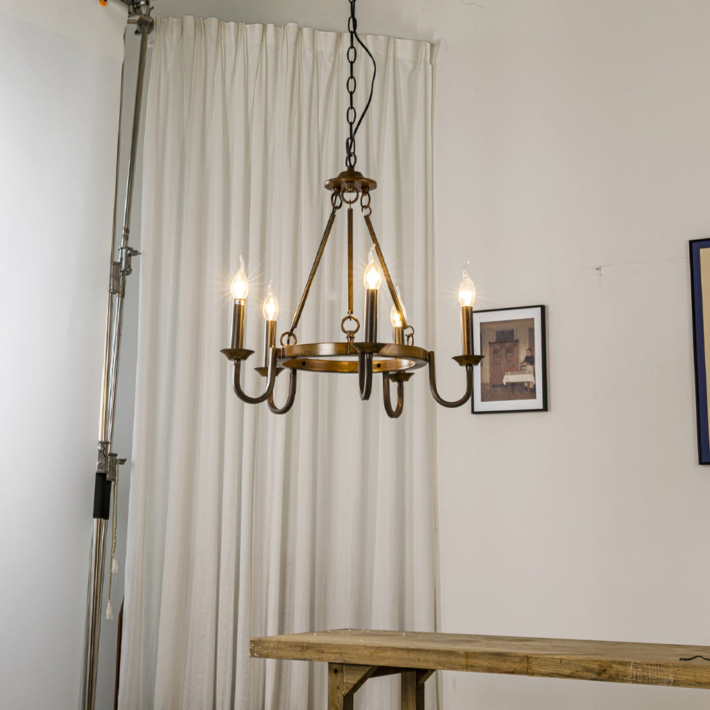 RAVENSCROFT RUSTIC WHEEL LIGHTING