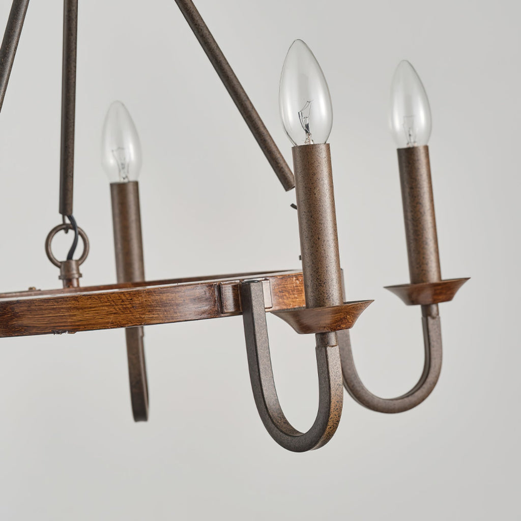 RAVENSCROFT RUSTIC WHEEL LIGHTING