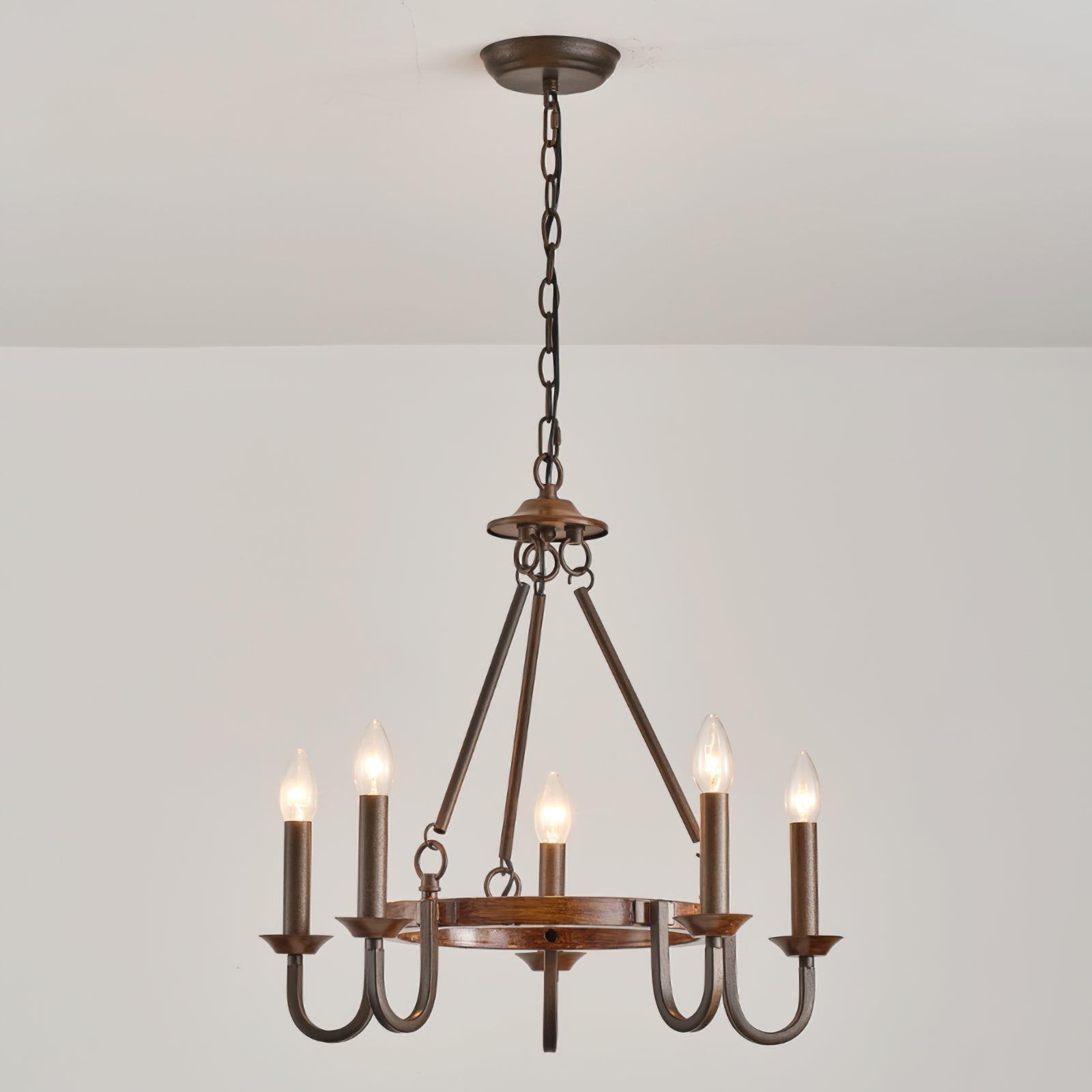 RAVENSCROFT RUSTIC WHEEL LIGHTING
