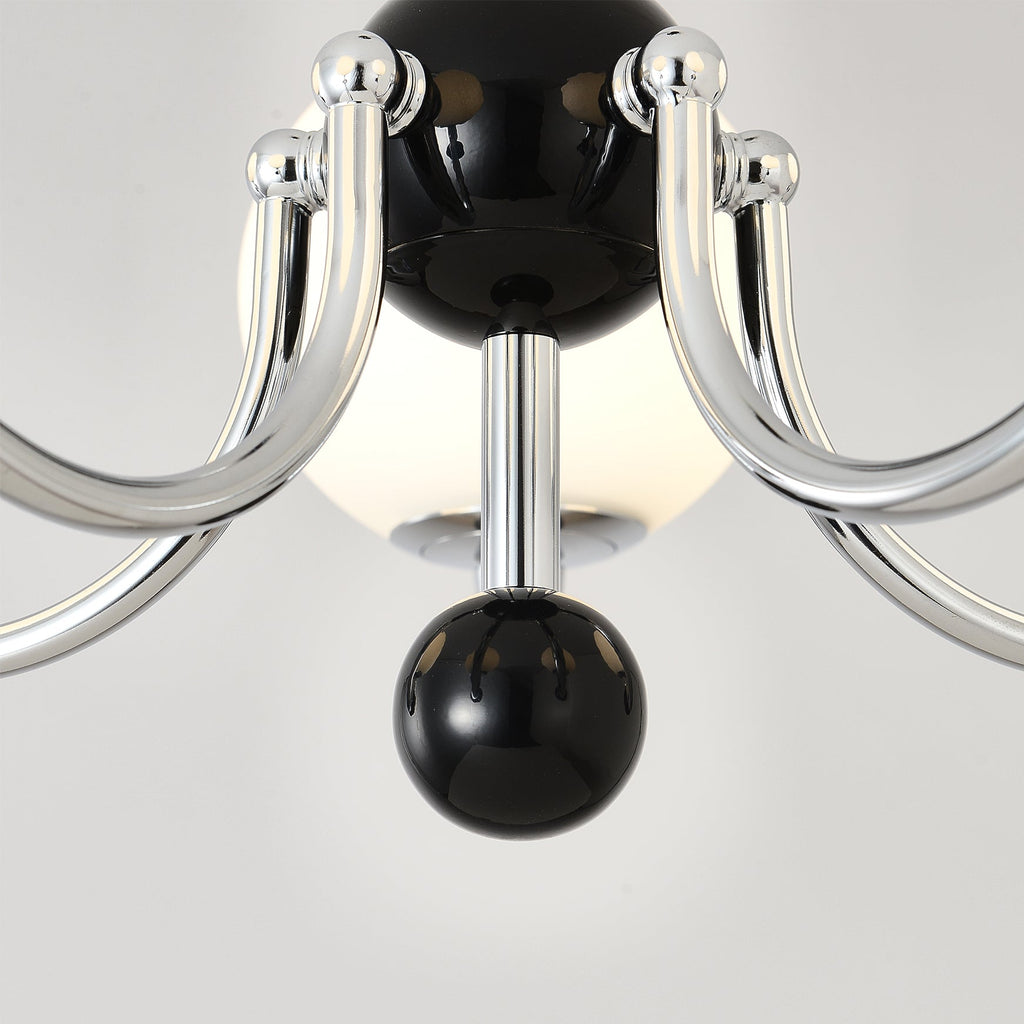 RAVENWOOD POLISHED METAL GLIMMERING CEILING LIGHT