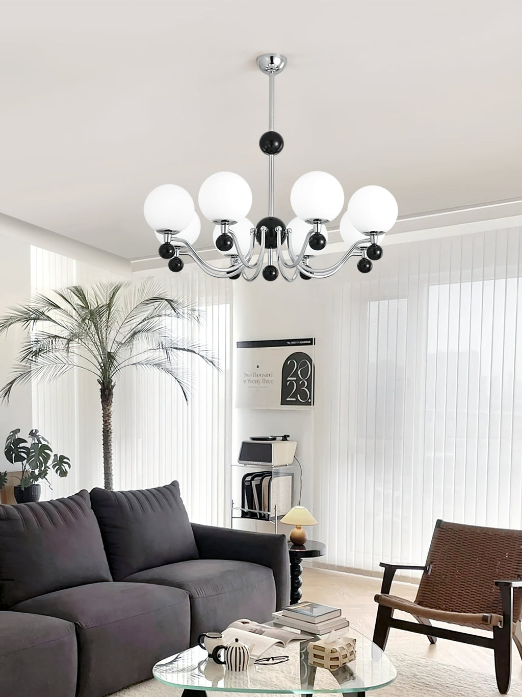 RAVENWOOD POLISHED METAL GLIMMERING CEILING LIGHT