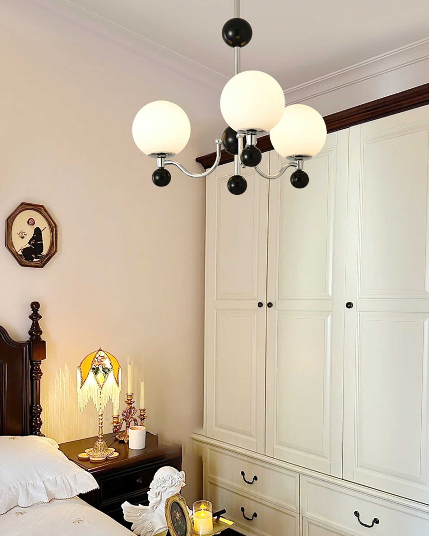 RAVENWOOD POLISHED METAL GLIMMERING CEILING LIGHT