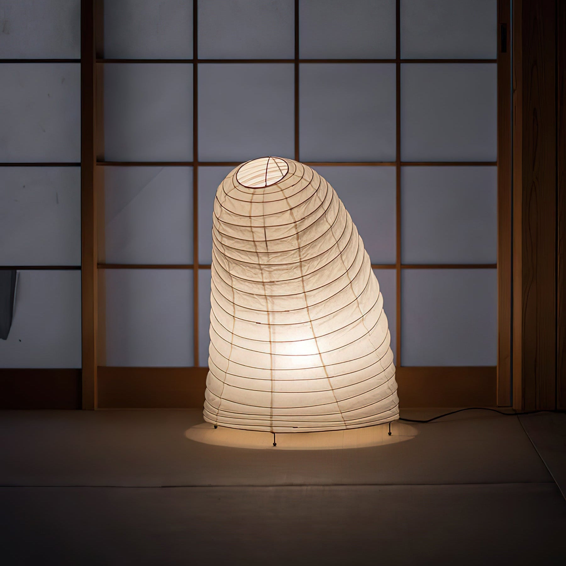 FARNWORTH PAPER LATTICE TABLE LAMP