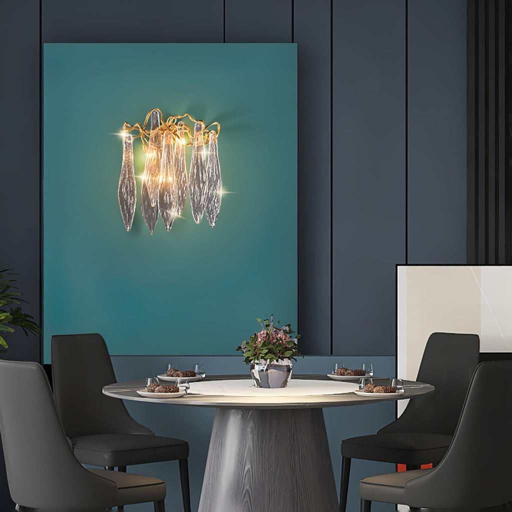 RAVENSCROFT AQUA DRIP WALL SCONCE