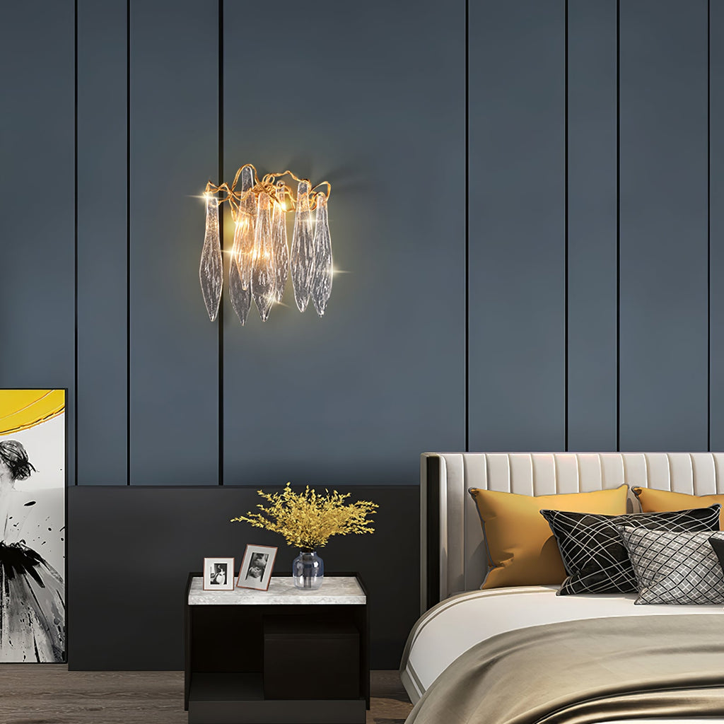 RAVENSCROFT AQUA DRIP WALL SCONCE