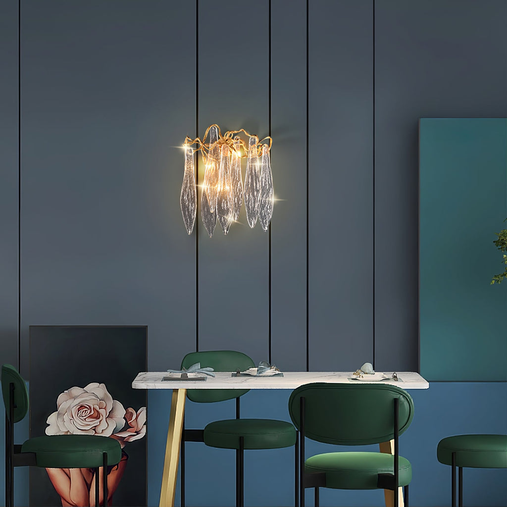 RAVENSCROFT AQUA DRIP WALL SCONCE