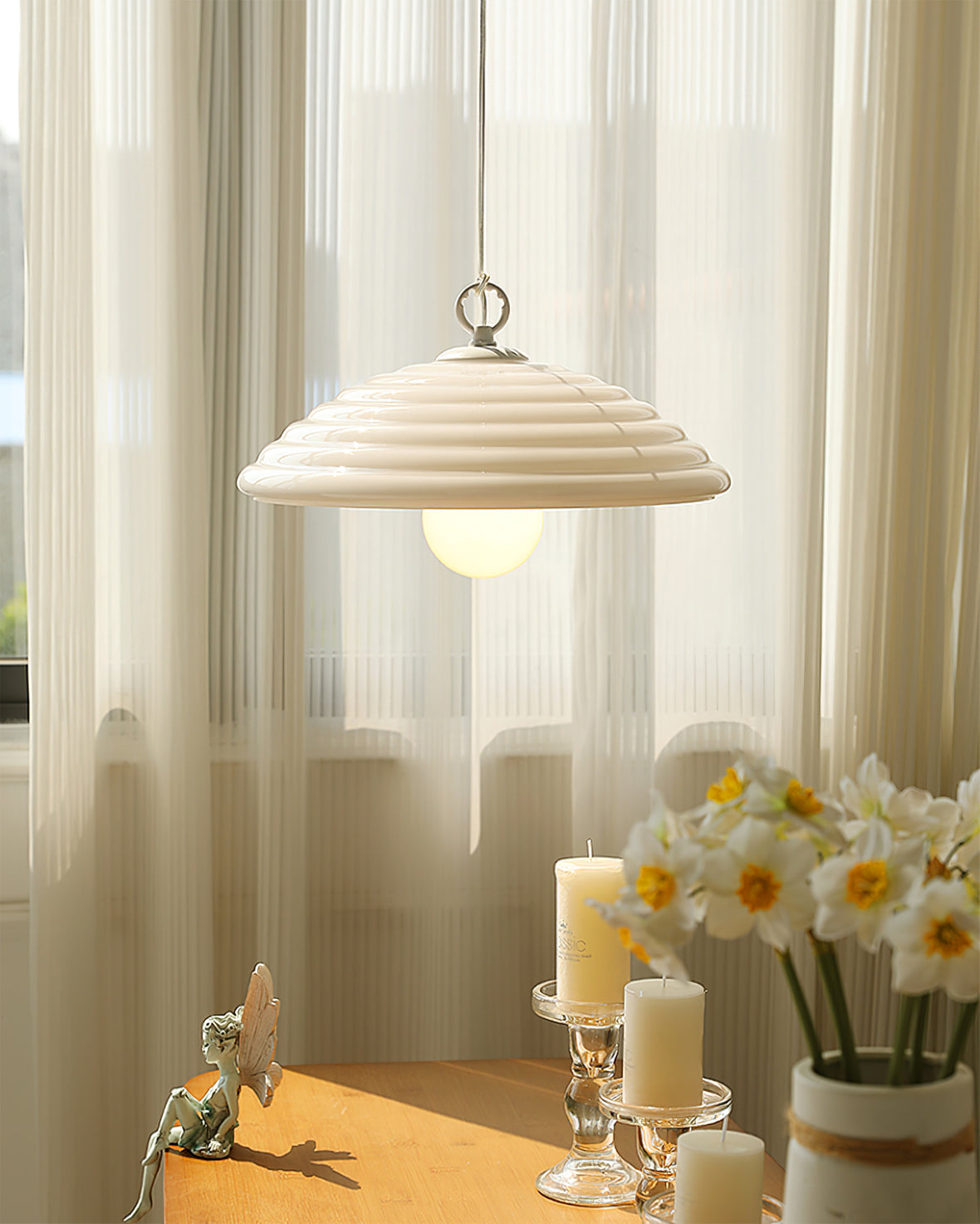 BRIGHTON TIDE GLASS HANGING LANTERN