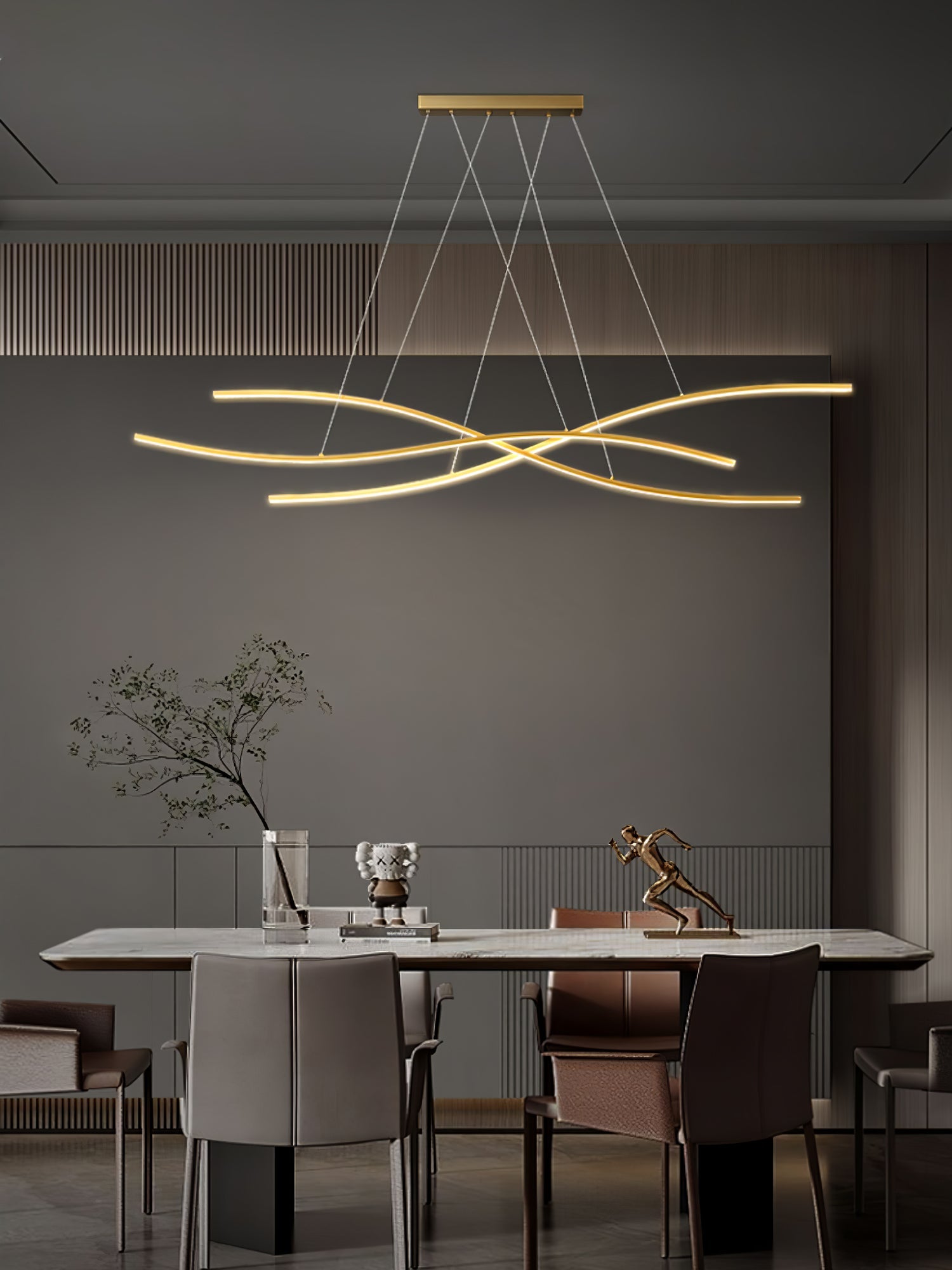 MERIDIAN OCEAN WAVE HANGING LANTERN
