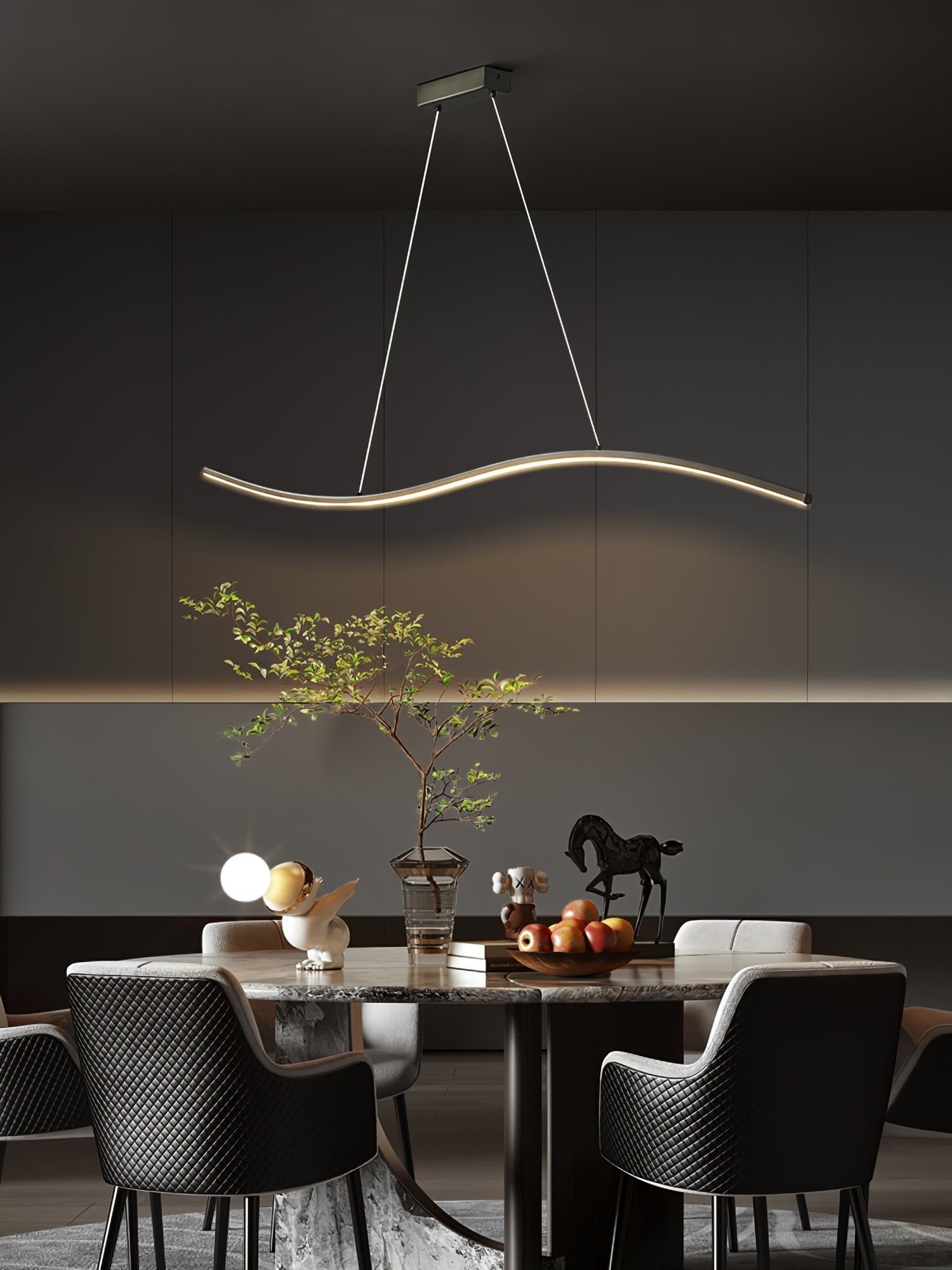 MERIDIAN OCEAN WAVE HANGING LANTERN