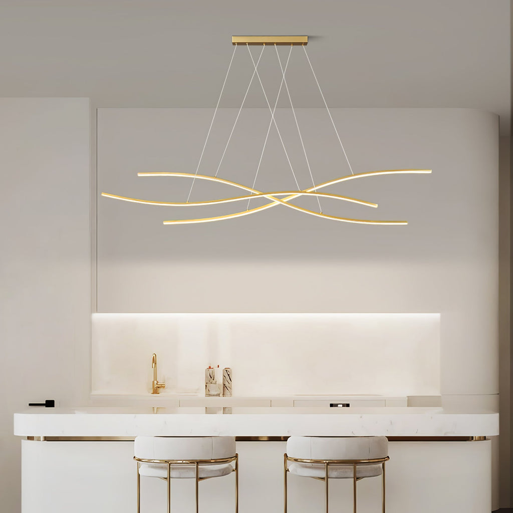 MERIDIAN OCEAN WAVE HANGING LANTERN
