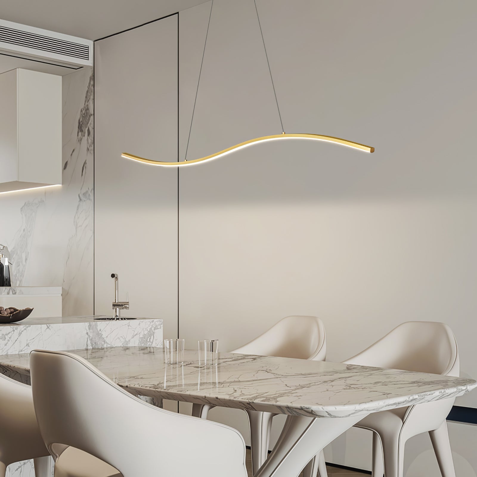 MERIDIAN OCEAN WAVE HANGING LANTERN