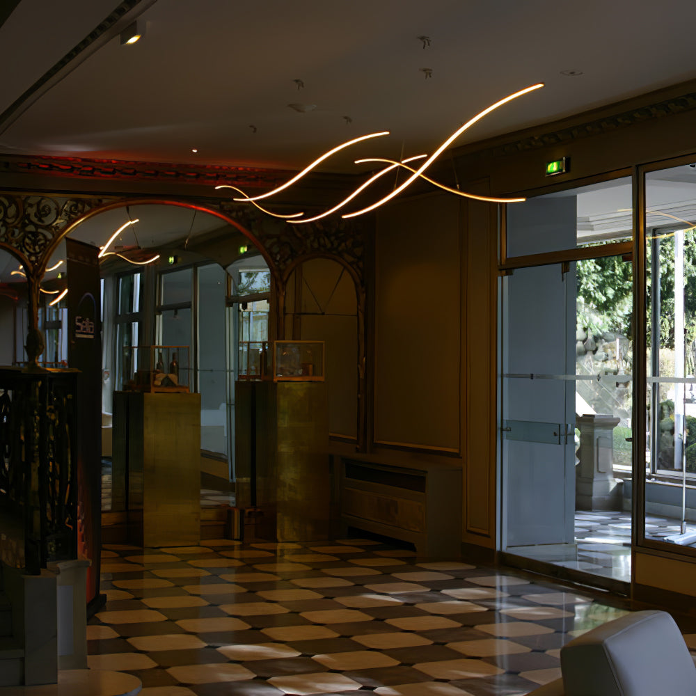 MERIDIAN OCEAN WAVE HANGING LANTERN