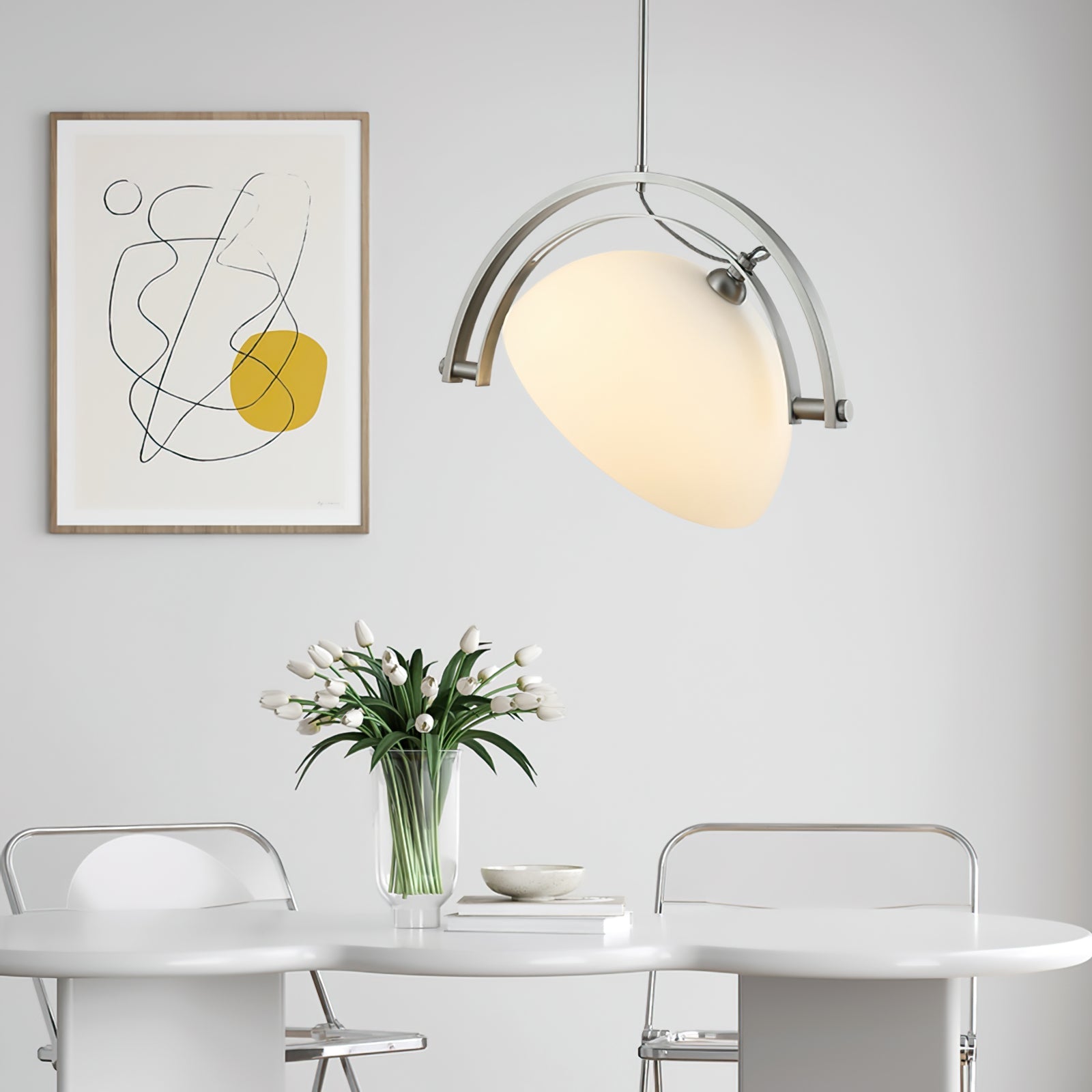 WINTHORPE AERIAL BRASS PENDANT LIGHT