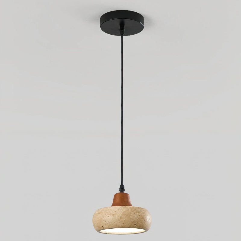 RAVENSTEAD CRYSTAL DRUM PENDANT