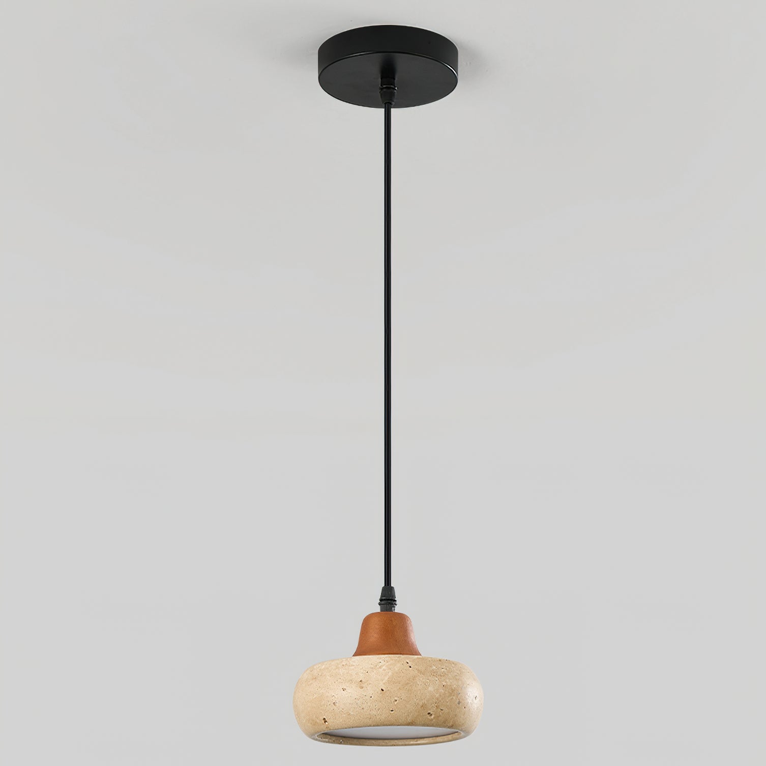 RAVENSTEAD CRYSTAL DRUM PENDANT