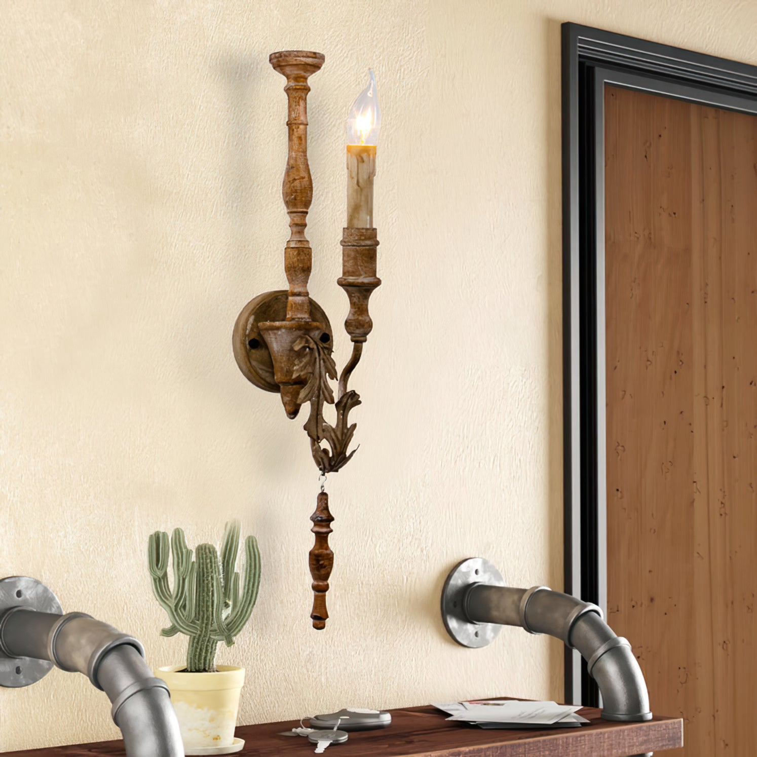 WINDSOR IVORY GLOW WALL SCONCE
