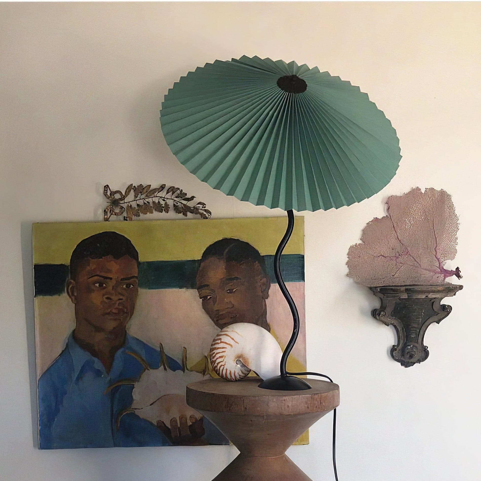 FENWICK RIBBONED ILLUMINATION LAMP