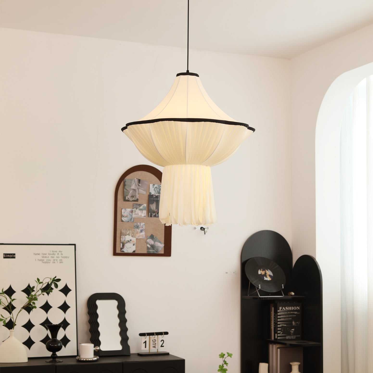 RAVENSDALE GLAZED HANGING LANTERN