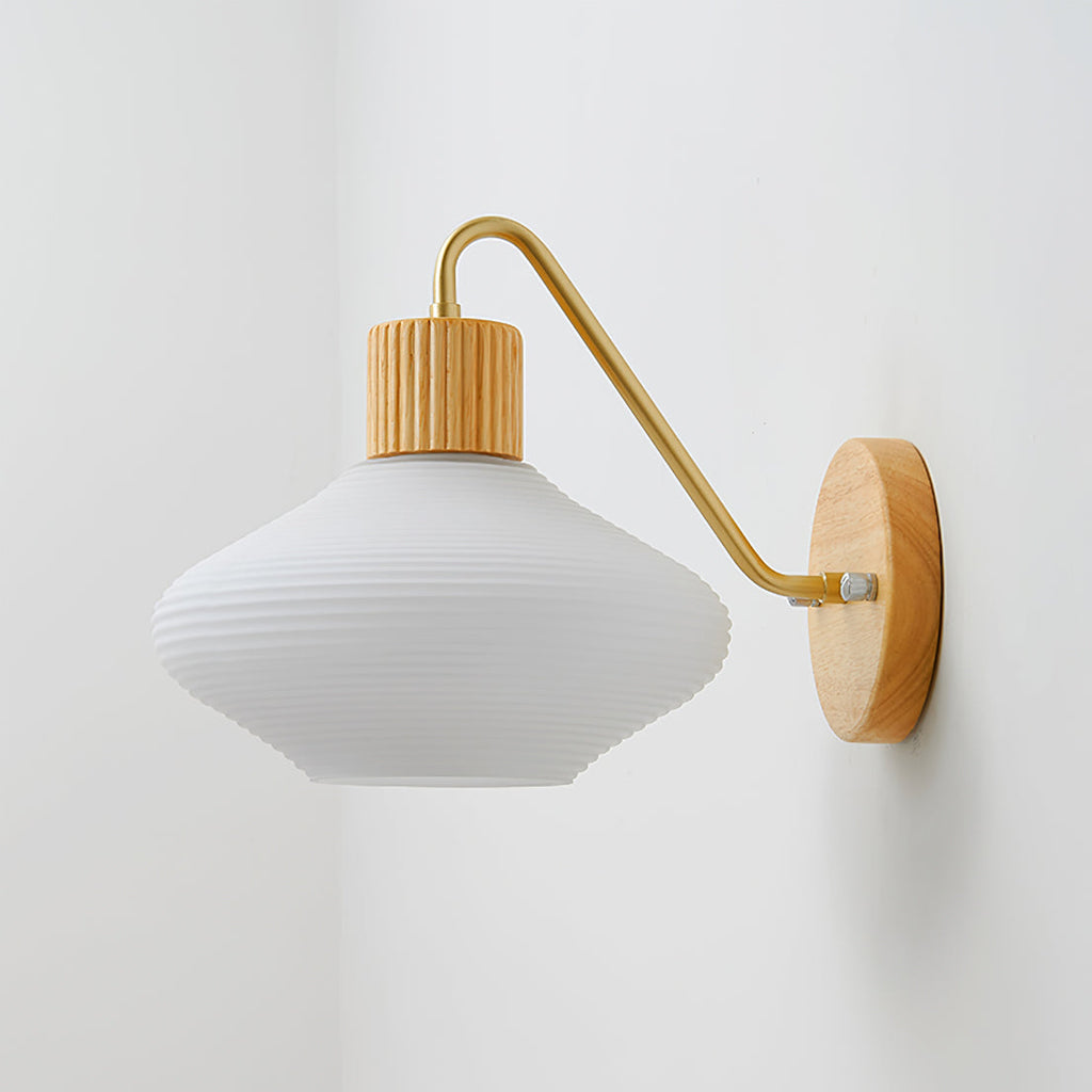 FARNWORTH TAPERED BRASS WALL SCONCE