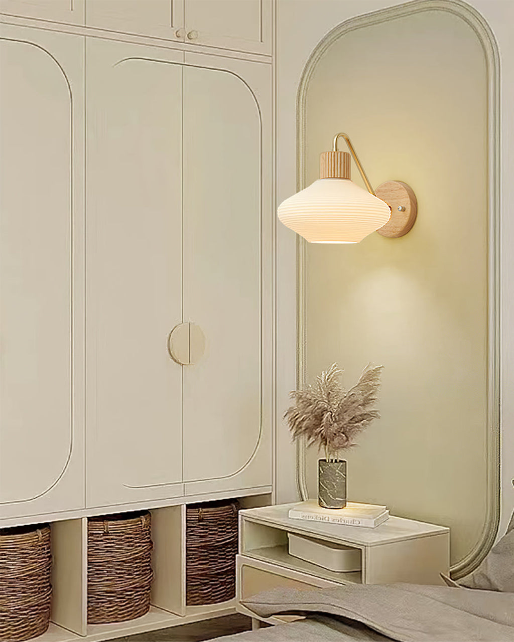 FARNWORTH TAPERED BRASS WALL SCONCE