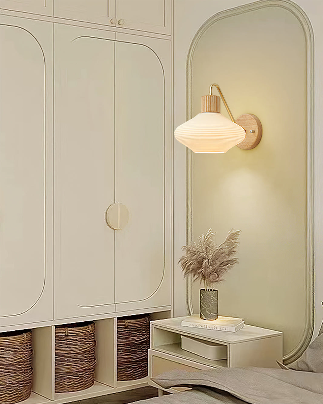 FARNWORTH TAPERED BRASS WALL SCONCE